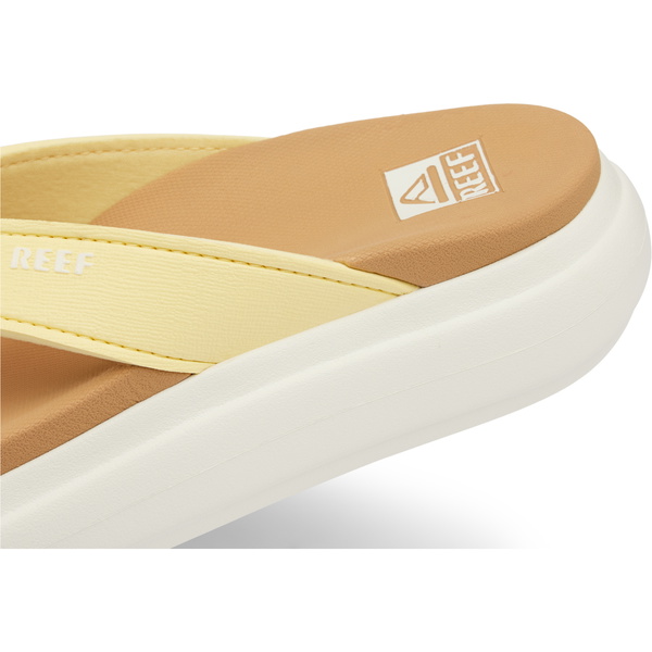 2025 Reef Mujer Cojín Bondi Sandalias CJ6470 - Pale Banana